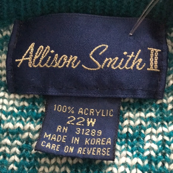 Teal & Snowflake Sweater - Picture 10 of 12